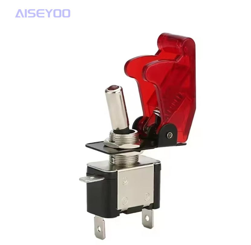 ASW-07D toggle switch with LED light car switch 12V20A rocker switch waterproof toggle rocker switch with waterproof cover switch Specification image