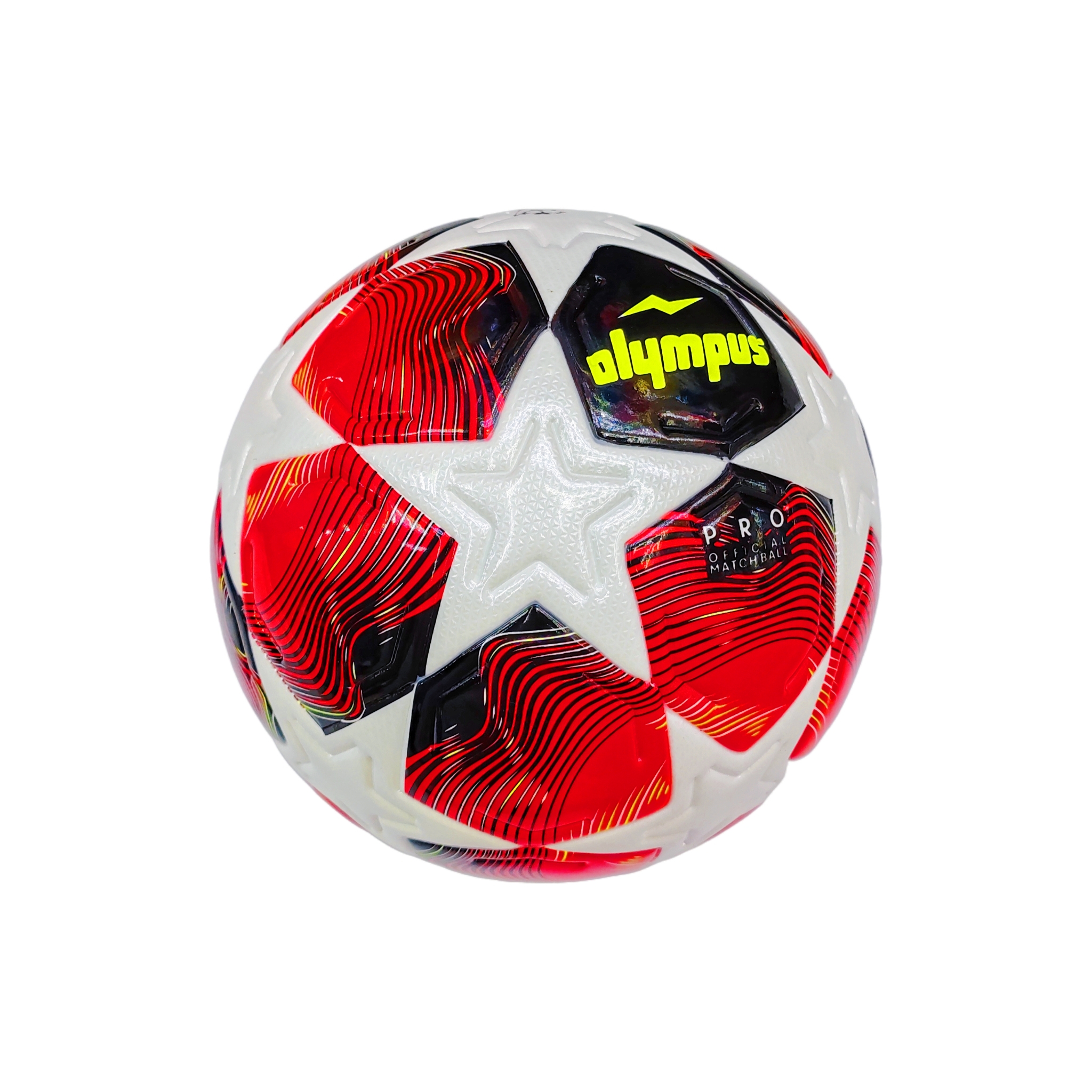 5# Sticker Football with PU material   5#贴皮PU双层镜面革        红线