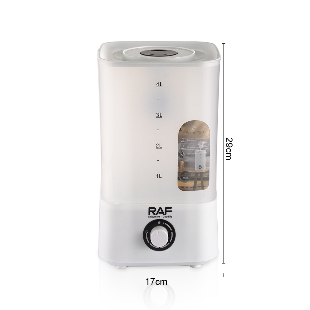 RAF. European and American standard portable air humidifier, small household silent bedroom and office desktop hydrating spray Specification drawing