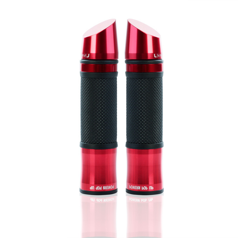 Motorcycle aluminum handle set color diagonal throttle handle Off-road motorcycle accessories throttle handle Item Picture