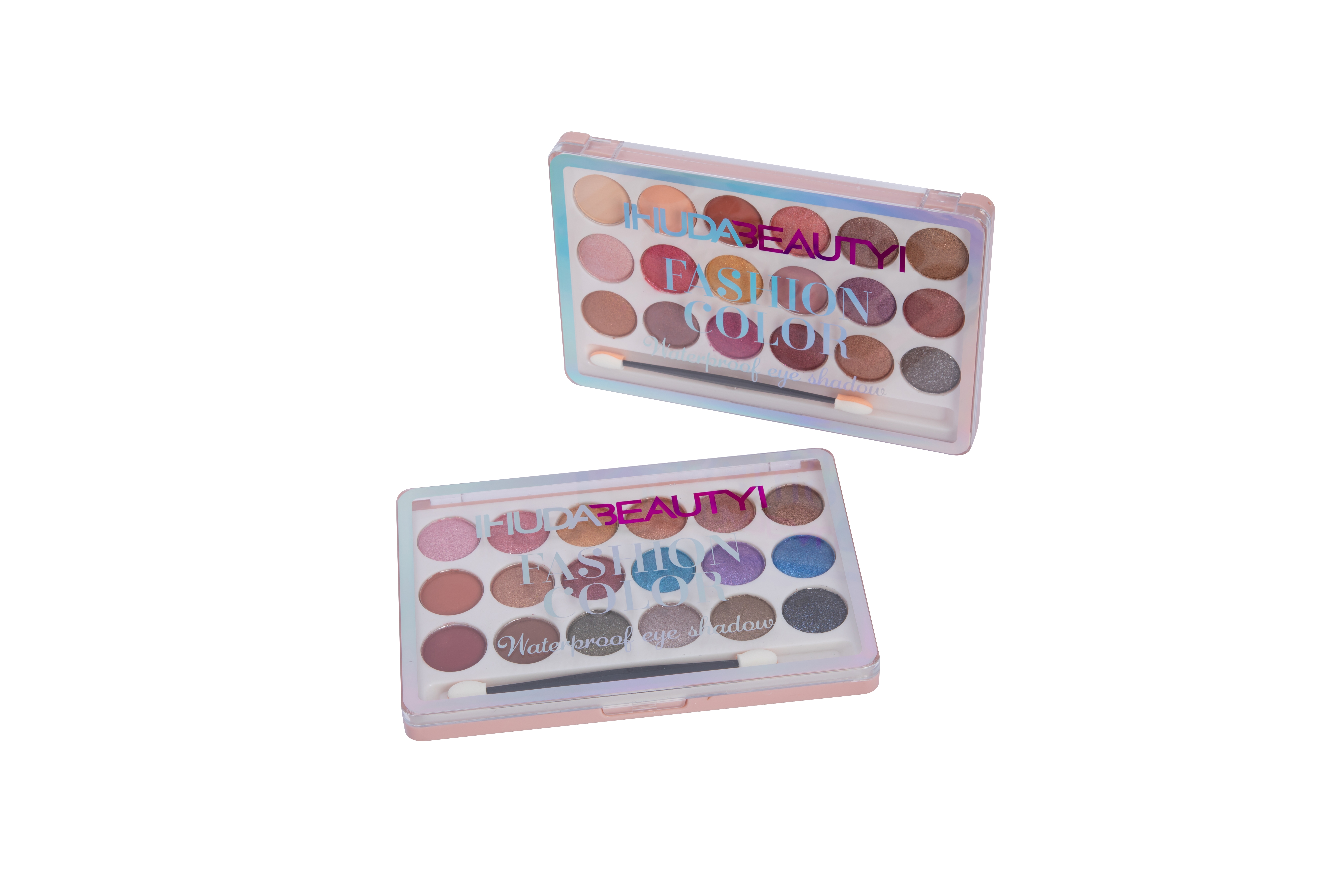 IHUDABEAUTYI new 18-color plastic box eyeshadow color system natural everything fine easy color large box eyeshadow details Picture