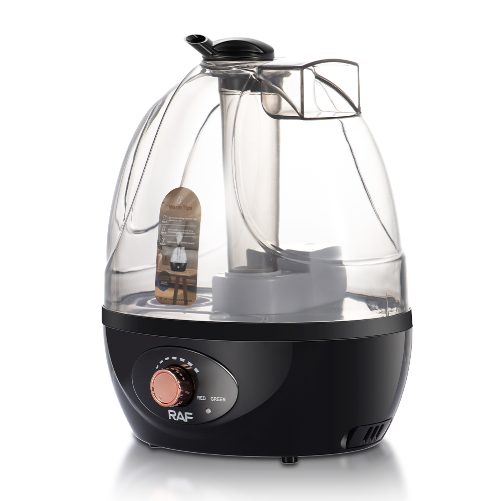 RAF. European and American Standard Portable Air Humidifier, Small Household Silent Bedroom and Office Desktop Hydrating Spray R.12002 Application Scenario