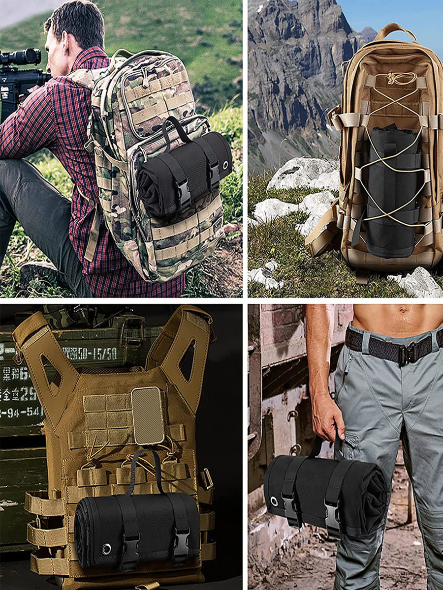 防潮垫露营垫跨境热采折叠野餐垫便携式迷彩军迷户外射击垫