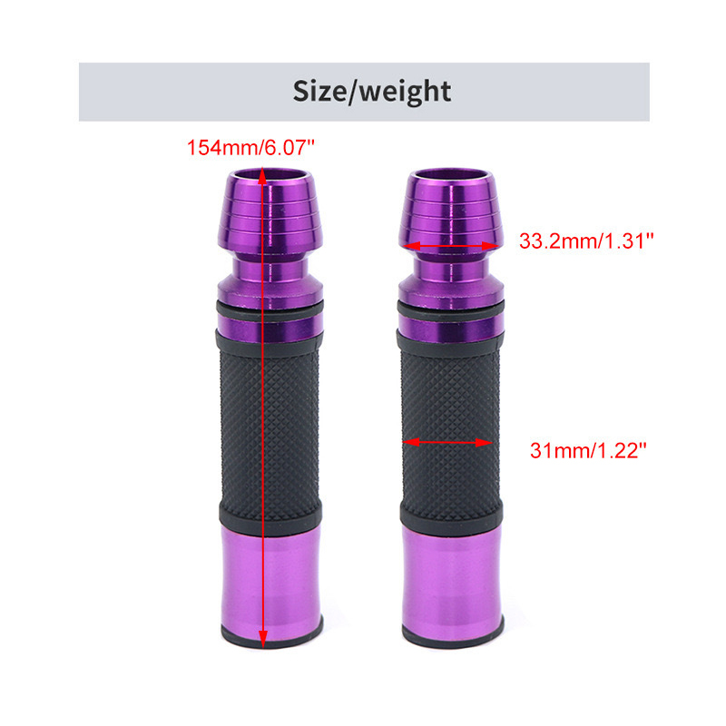 Motorcycle accessories handlebar cover electric motor throttle handle rubber handle cap extended wine glass handle cover details Picture