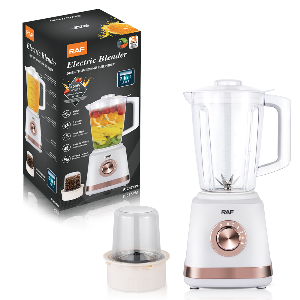 RAF European-style food processor 1.5L blender, fruit and vegetable juicer, household juicer, blender, small juicer Specification drawing
