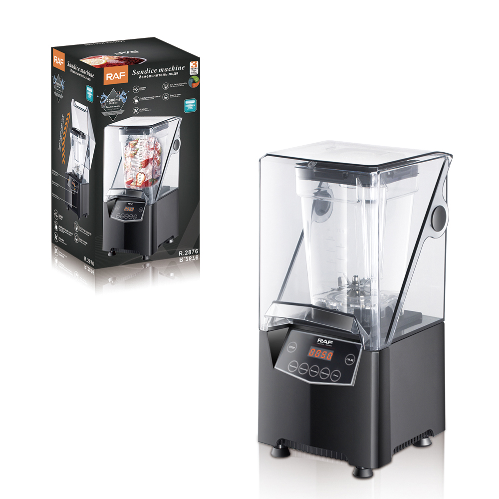 RAF European standard cross-border shaved ice machine with cover, ice crusher, juice blending, ice crushing, commercial shaved ice, fully automatic cross-border R.2876 details Picture