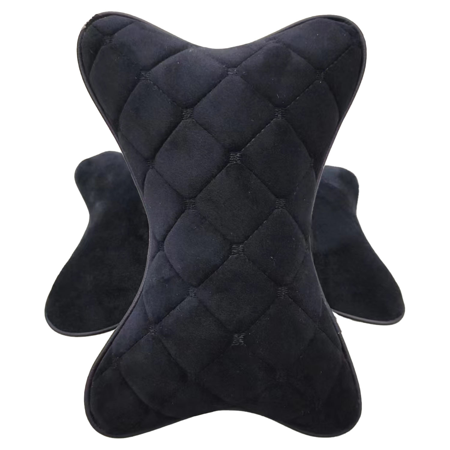 工厂批发跨境电商新款爆款套装 绒布定做汽车用品 汽车头枕 汽车方向盘套车载用品汽车睡觉神器详情3