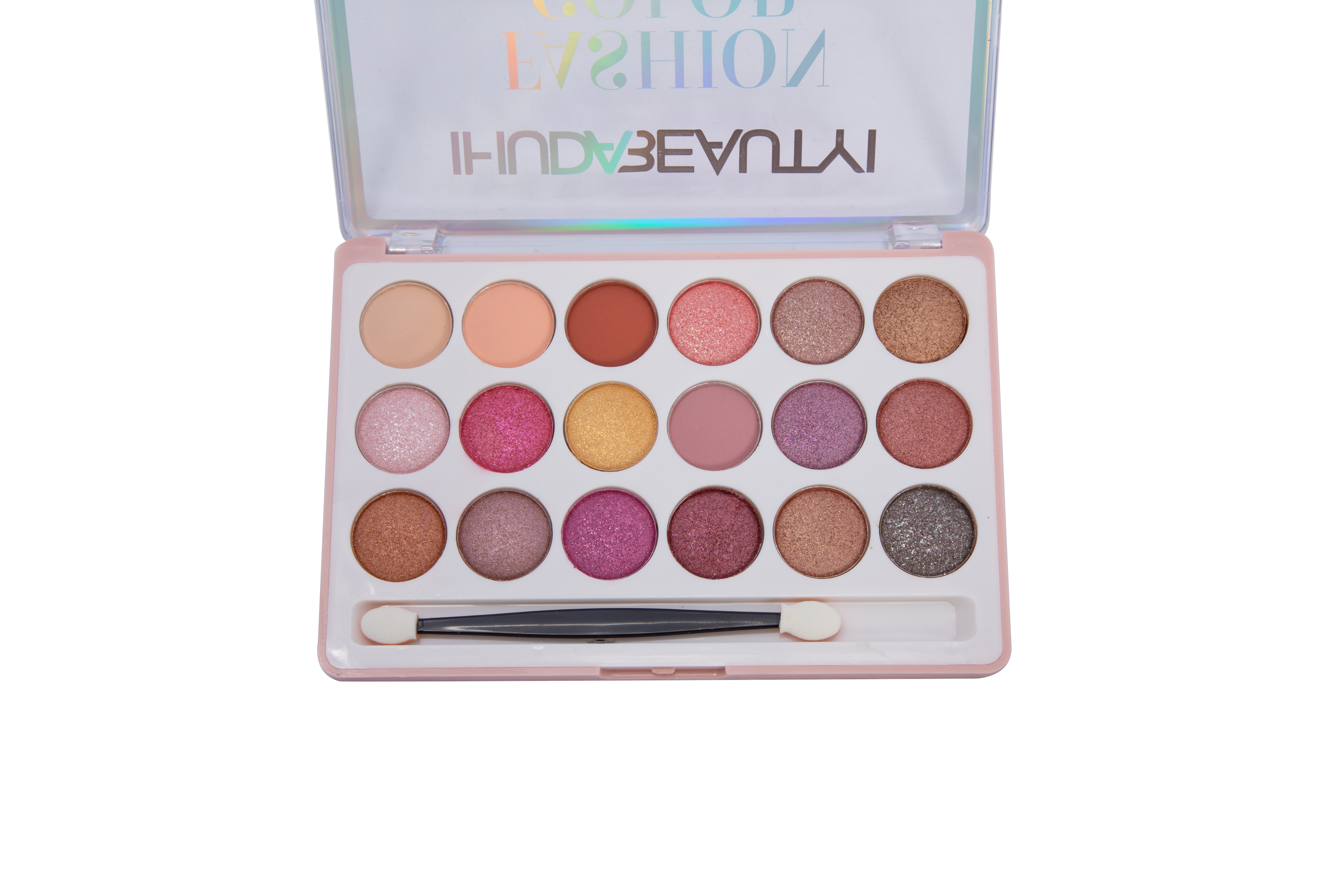 IHUDABEAUTYI new 18-color plastic box eyeshadow color system natural everything fine easy color large box eyeshadow Application Scenario