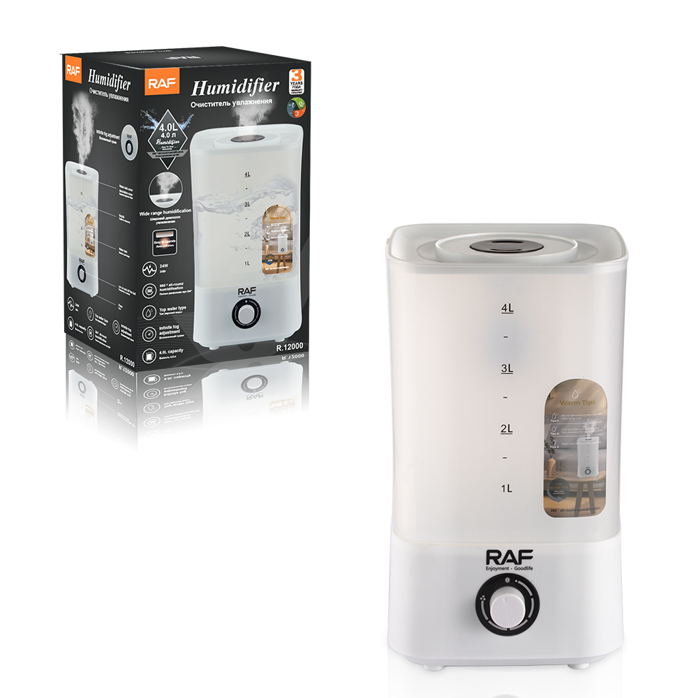 RAF. European and American standard portable air humidifier, small household silent bedroom and office desktop hydrating spray details Picture
