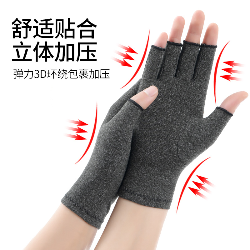 劳保手套/手套/焊兽手套/工地橡胶手套/工作手套白底实物图