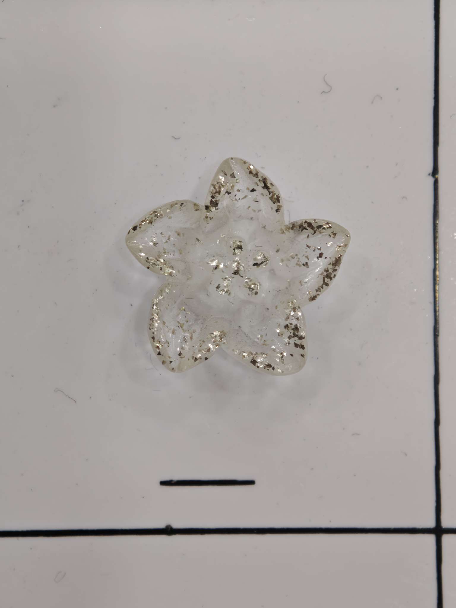 雅美291#百合花夜光冰透银粉时尚潮流饰品高品质饰品配件 DIY手工制作材料 独特设计饰品配件套装