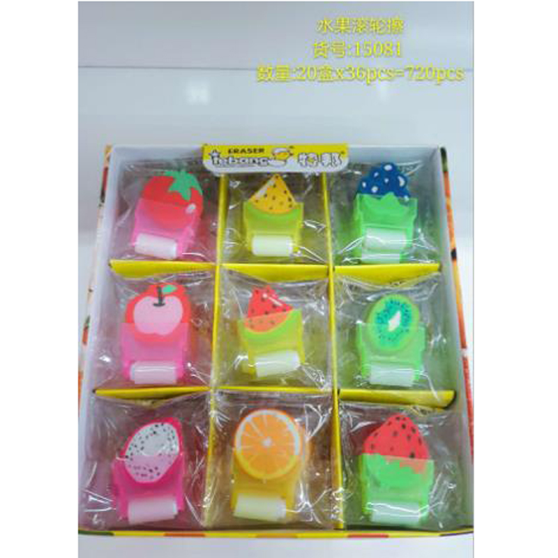 水果橡皮滚轮橡皮擦水果橡皮滚 轮橡皮擦水果橡皮滚轮橡皮擦