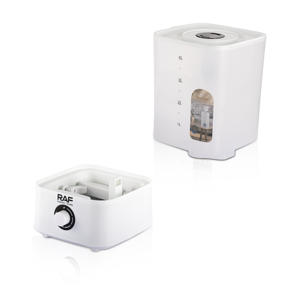 RAF. European and American standard portable air humidifier, small household silent bedroom and office desktop hydrating spray Application Scenario