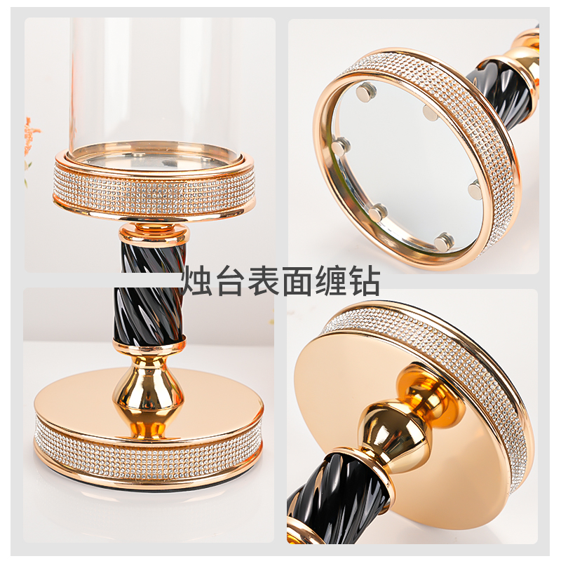 烛台/玻璃烛台/蜡烛烛台/水晶烛台/烛台摆件产品图