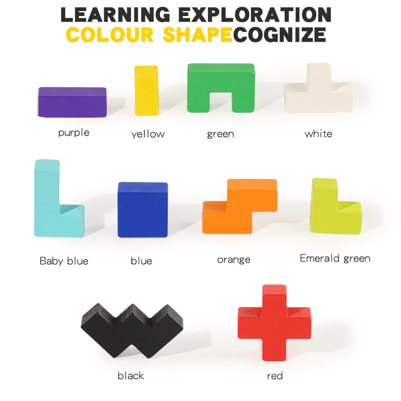 CE CPC Export Certificate Children's 3D stereo Tetris big building blocks parent-child interactive puzzle toy beech thickened Application Scenario