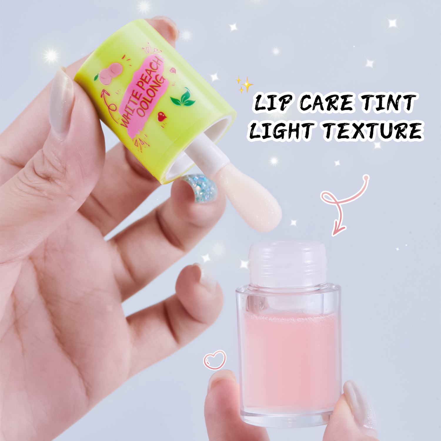 Eyearn White Peach Oolong/Honey Pomelo/Caramel Coffee/Lychee Coconut/Lip Oil 5Ml Item Picture