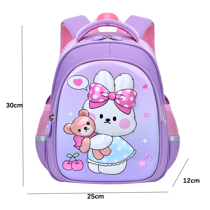 毛绒背包/书包/双肩包/背包毛绒小挂件/书包学生2023时尚细节图