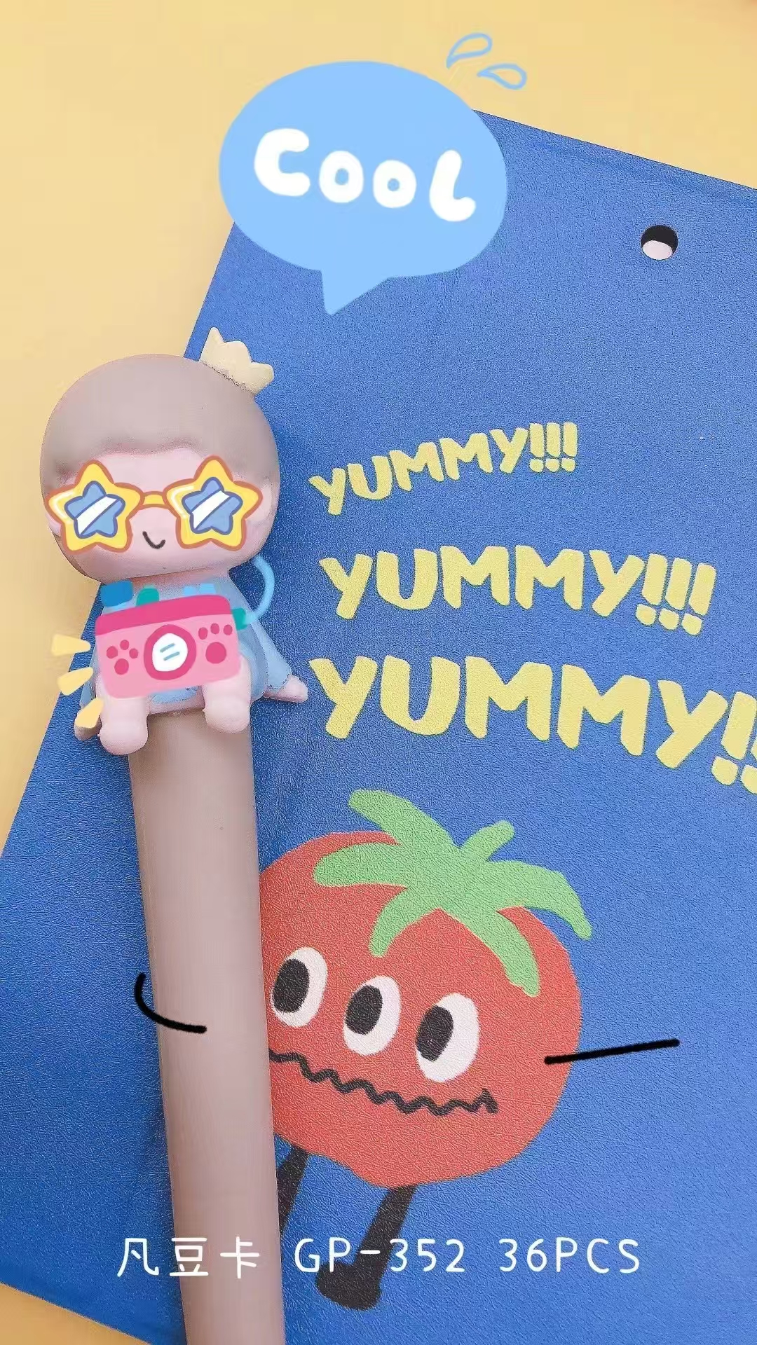 Fandou Card Creative Little Prince QQ Fun Stress-relieving Pen Gel Pen Smooth and Easy to Write Factory wholesale Creative Stationery Giant Writing Gel pen Specification image