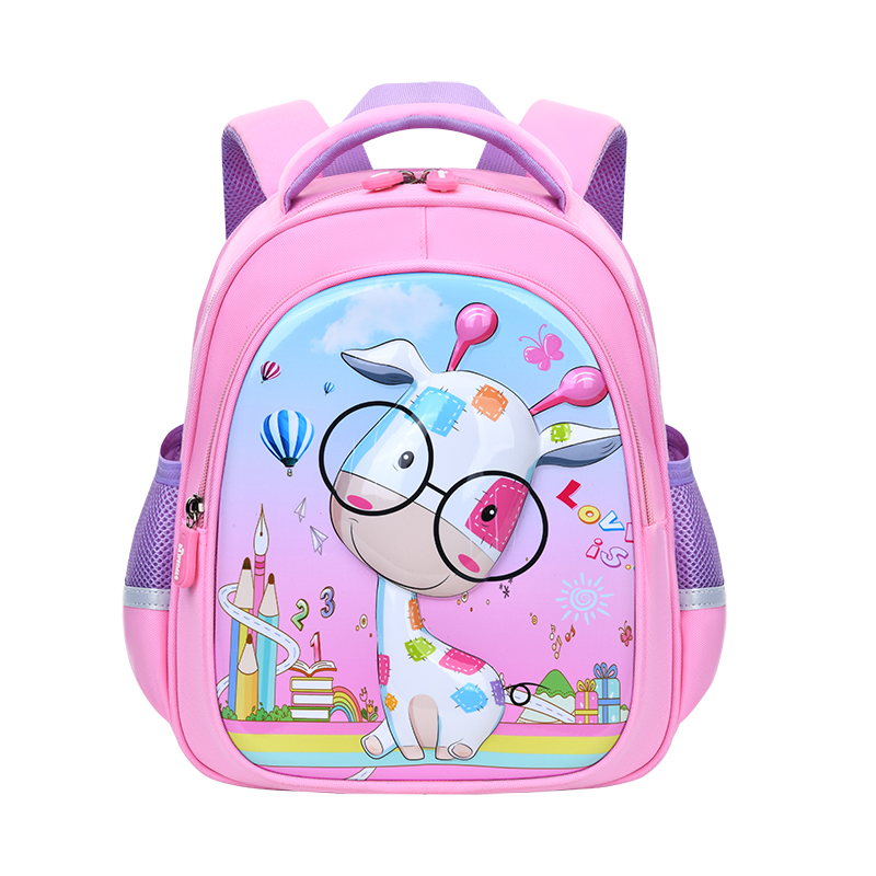 Big-tailed cat cartoon cute, fashionable and trendy backpacks, backpacks for kindergarten girls, lightweight, waterproof and large-capacity layered schoolbags, waterproof, anti-hook and wear-resistant backpacks, dual-purpose backpacks for outdoor travel details Picture