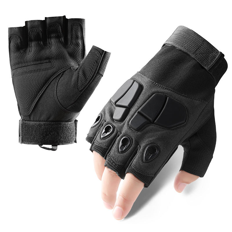 Tactical gloves for male outdoor military enthusiasts, anti-slip special forces training, half-finger cross-border cycling tactical gloves