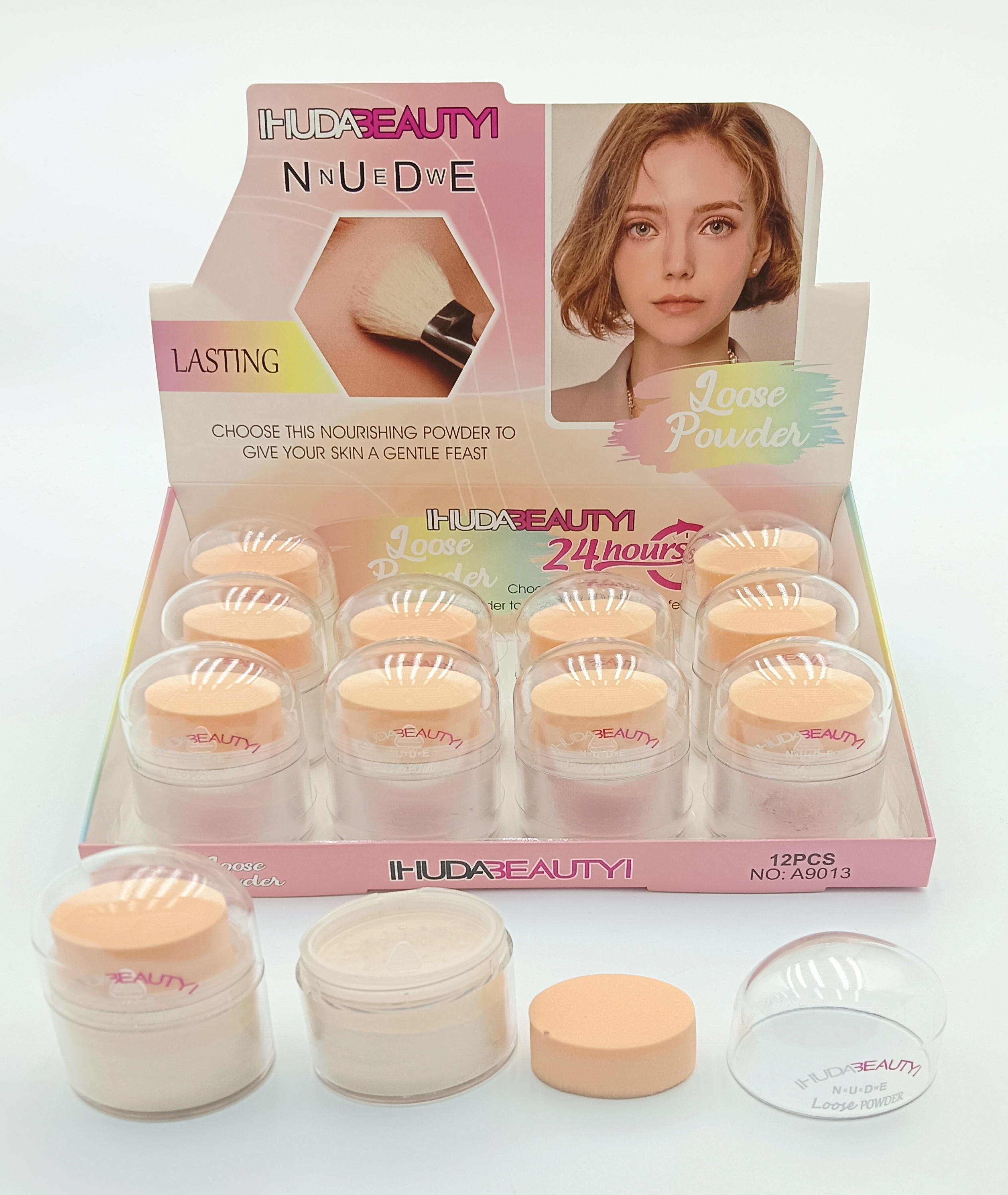 Foreign trade new high-gloss contortion and brightening 3D three-dimensional makeup effect flash water flour exquisite quality Application Scenario