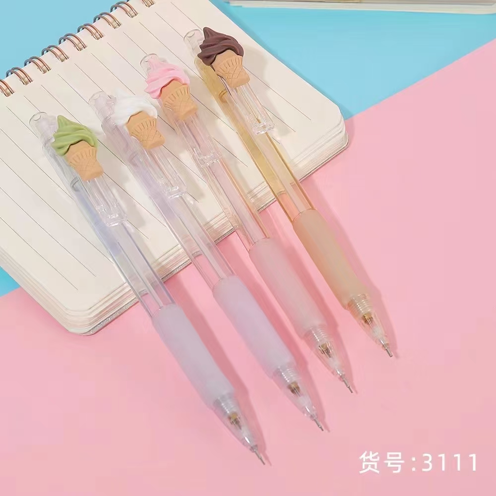 Fandouka Stationery, ice cream, mechanical pencil, learning supplies, mechanical pencil, simple for students Item Picture