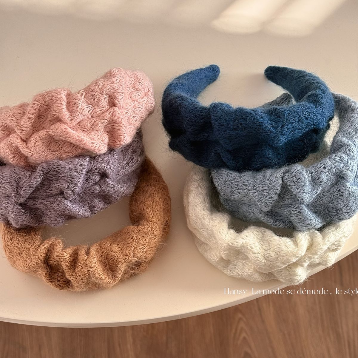 易梦玲同款宽边灰色发箍女洗脸高颅顶头箍高级感