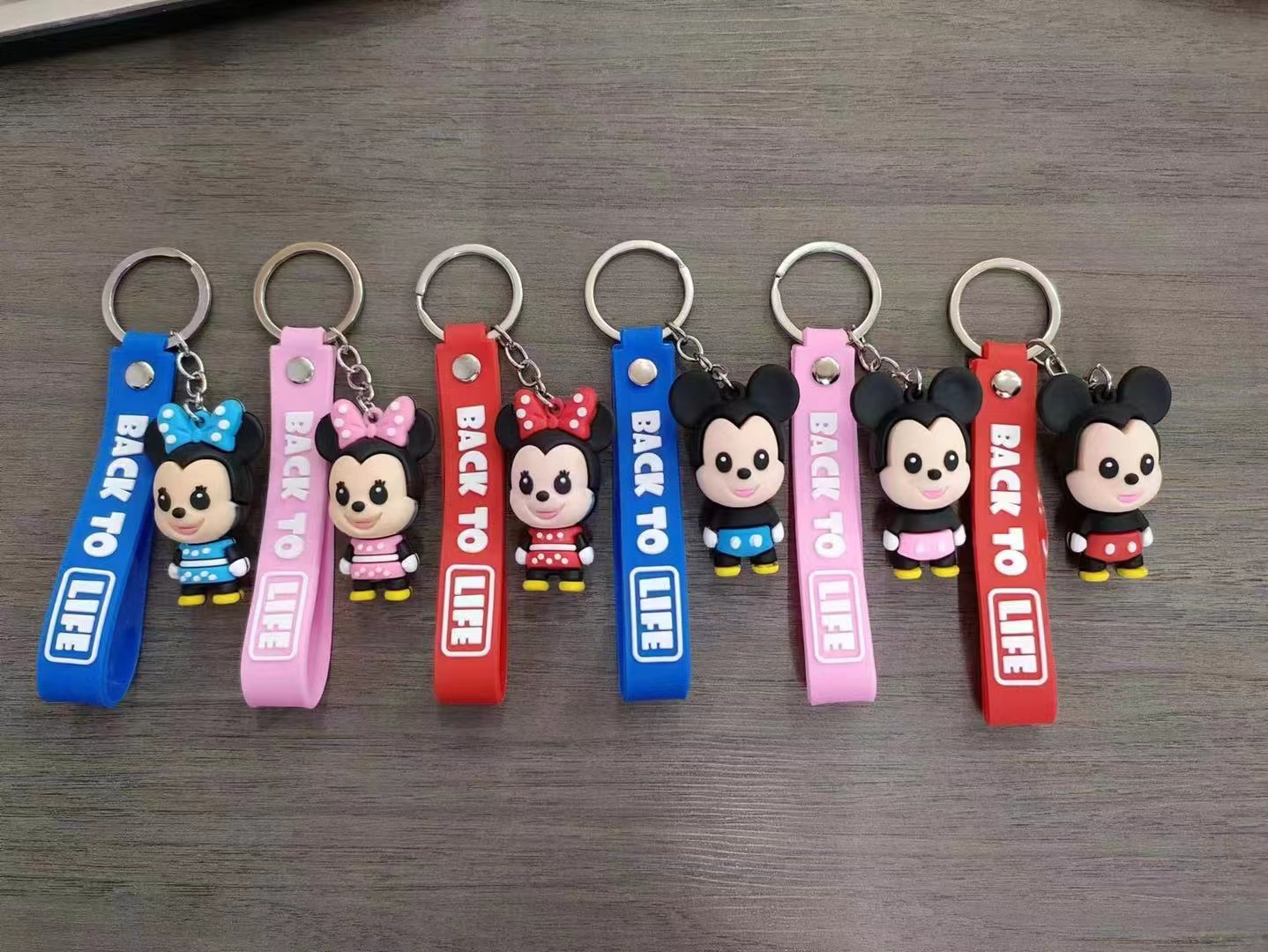 冰淇淋女孩钥匙扣卡通动漫玩具书包挂件创意手办周边小礼品