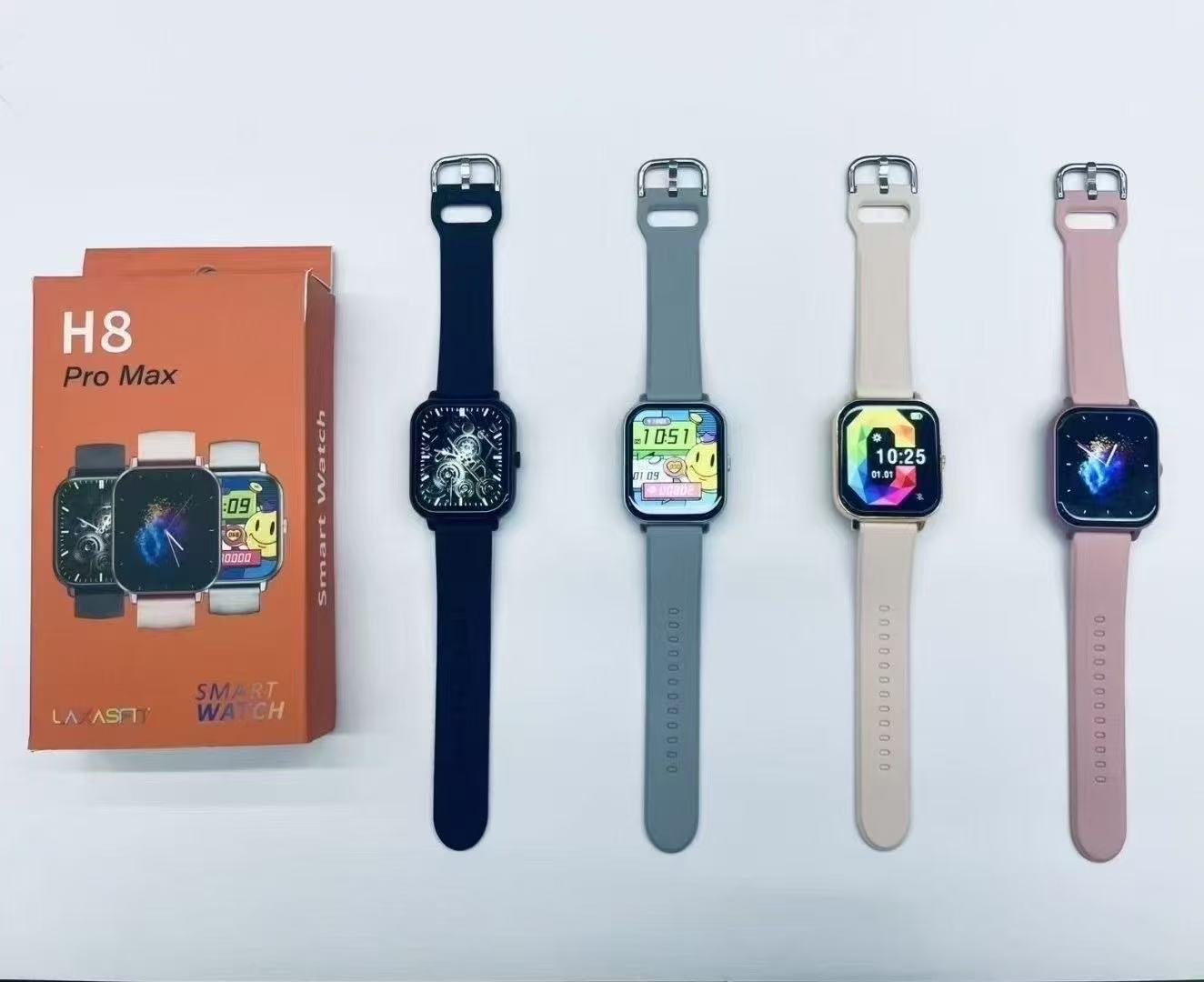 跨境H8ProMax智能手表心率血压蓝牙通话运动信息提醒手表