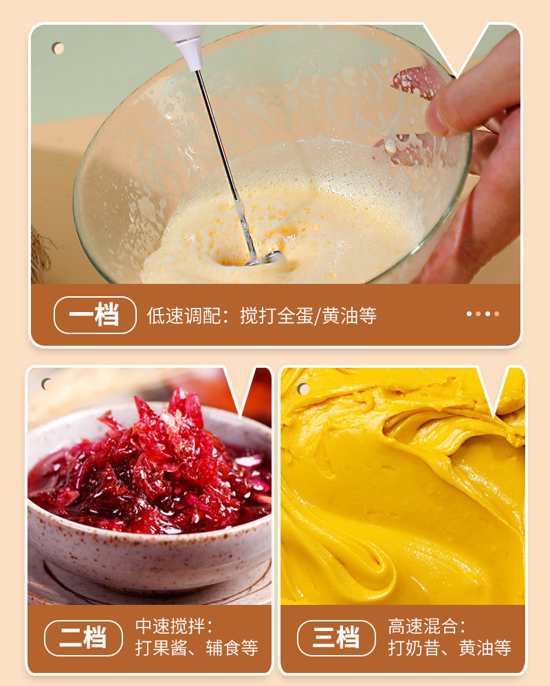 Y91-00198打奶泡器咖啡搅拌器家用打泡机奶油牛奶手持奶粉搅拌棒详情图8