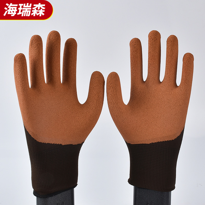 劳保手套/手套/焊兽手套/工地橡胶手套/工作手套产品图