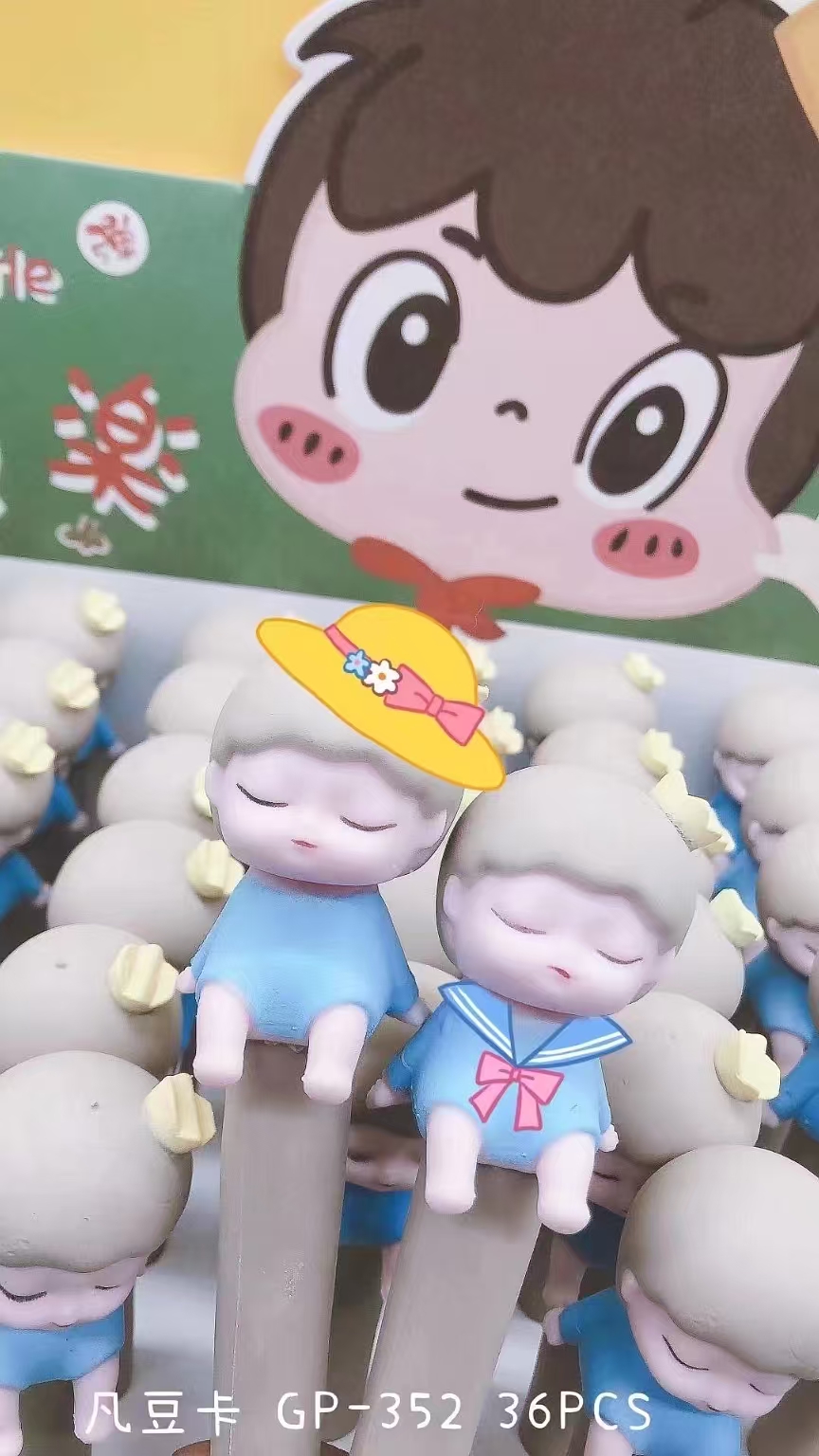 Fandou Card Creative Little Prince QQ Fun Stress-relieving Pen Gel Pen Smooth and Easy to Write Factory wholesale Creative Stationery Giant Writing Gel pen details Picture