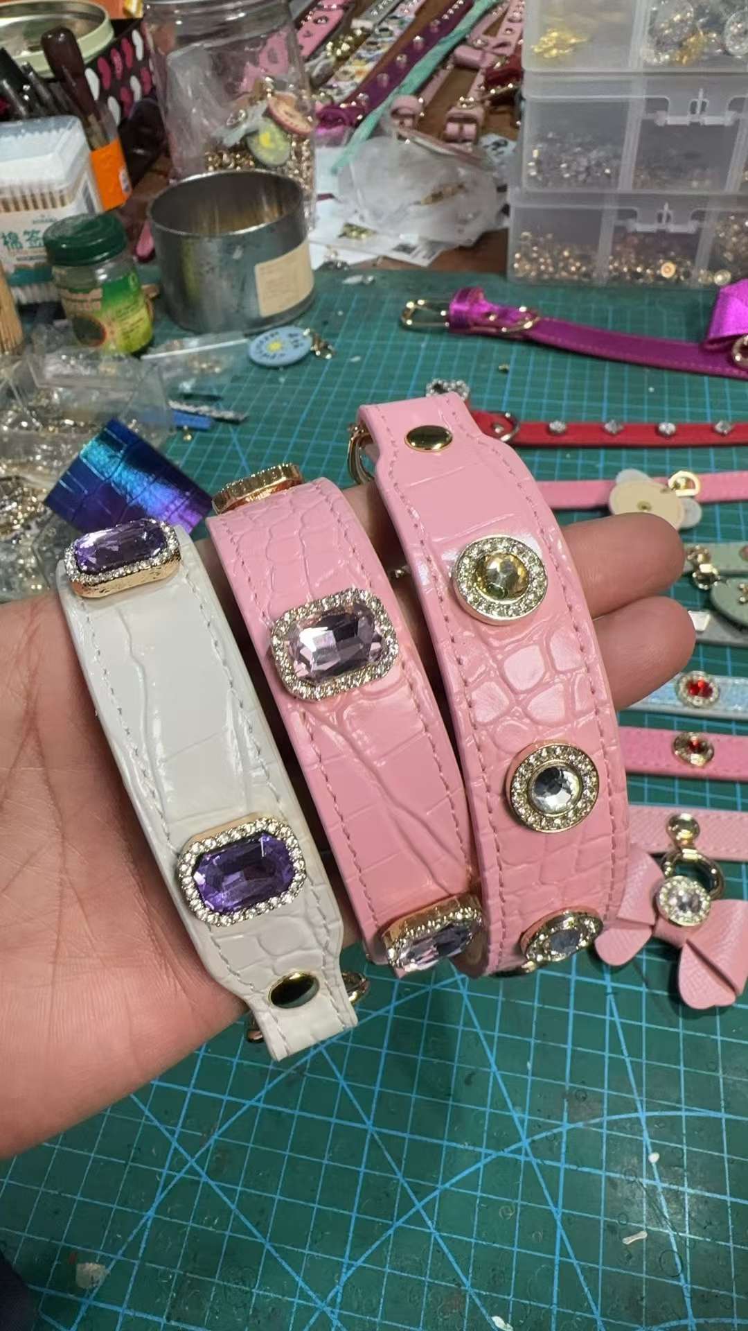 宠物用品狗狗项圈PU项圈细节图