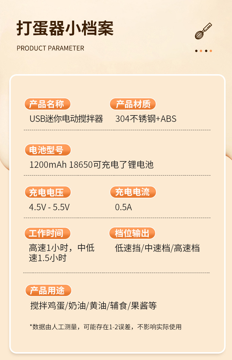 Y91-00198打奶泡器咖啡搅拌器家用打泡机奶油牛奶手持奶粉搅拌棒详情图9