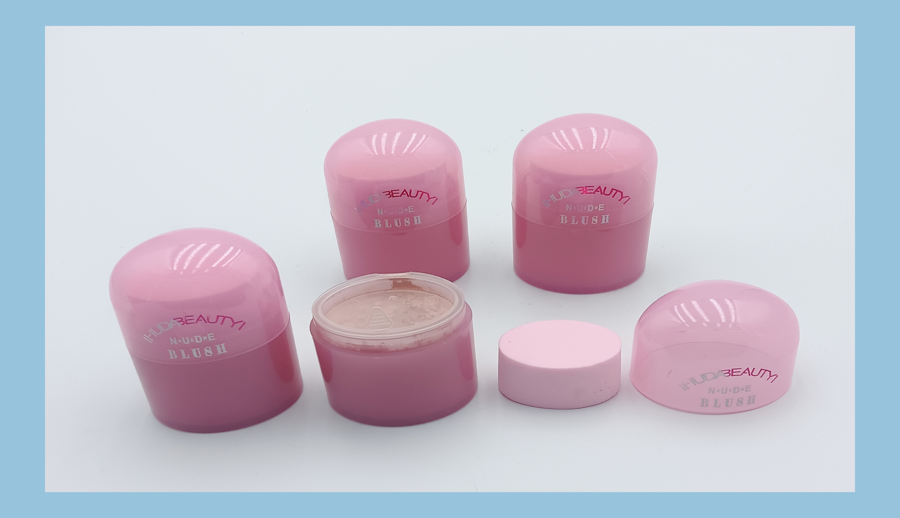Light and Soft Blush Highlighter One Body Mist Rouge Powder details Picture