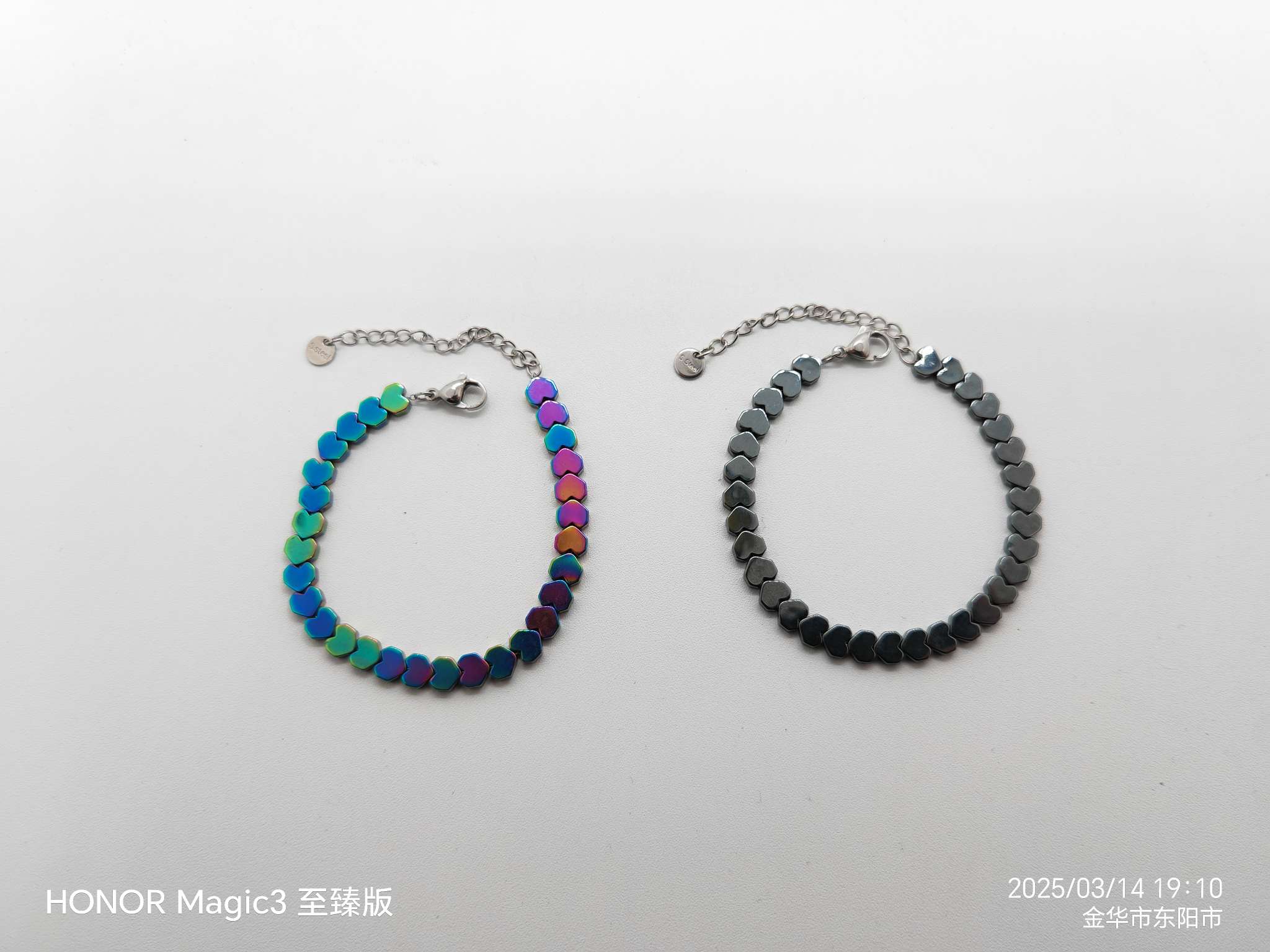 欧美中东北美南美流行黑胆石手链（6*3V）详情图11