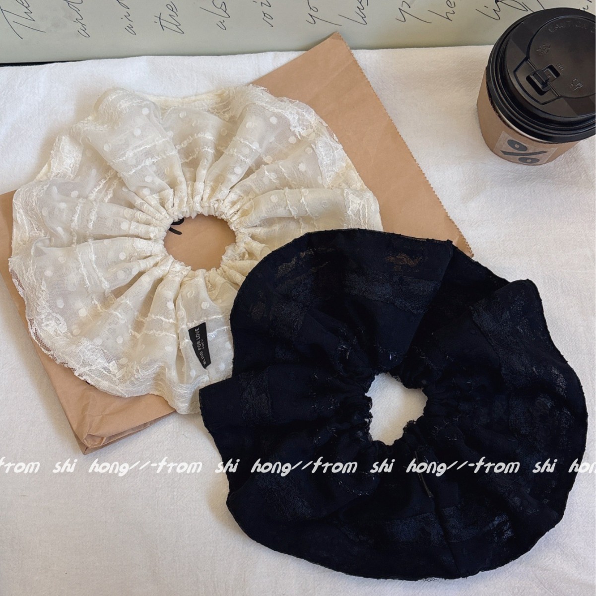 网纱大肠发圈 高级感头绳 发饰头饰 简约时尚饰品 发圈女士优雅配饰大肠发圈饰品头绳头绳饰品饰品大肠发圈详情图2