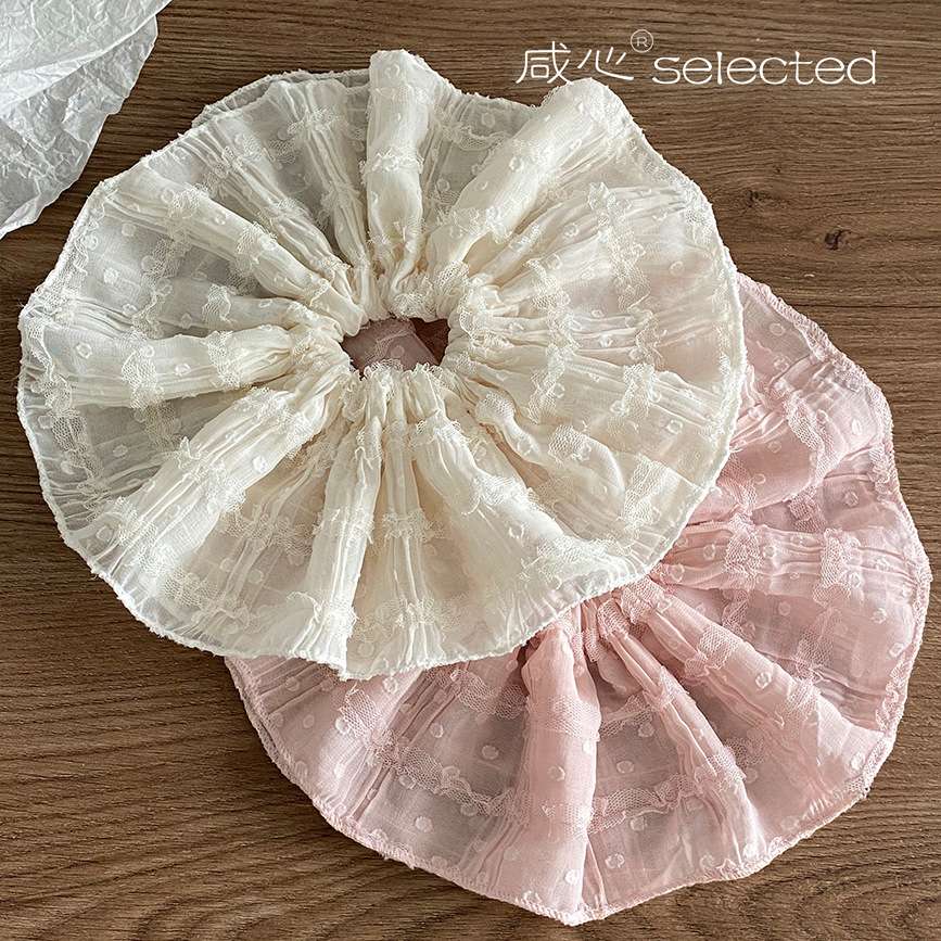 网纱大肠发圈 高级感头绳 发饰头饰 简约时尚饰品 发圈女士优雅配饰大肠发圈饰品头绳头绳饰品饰品大肠发圈详情图5