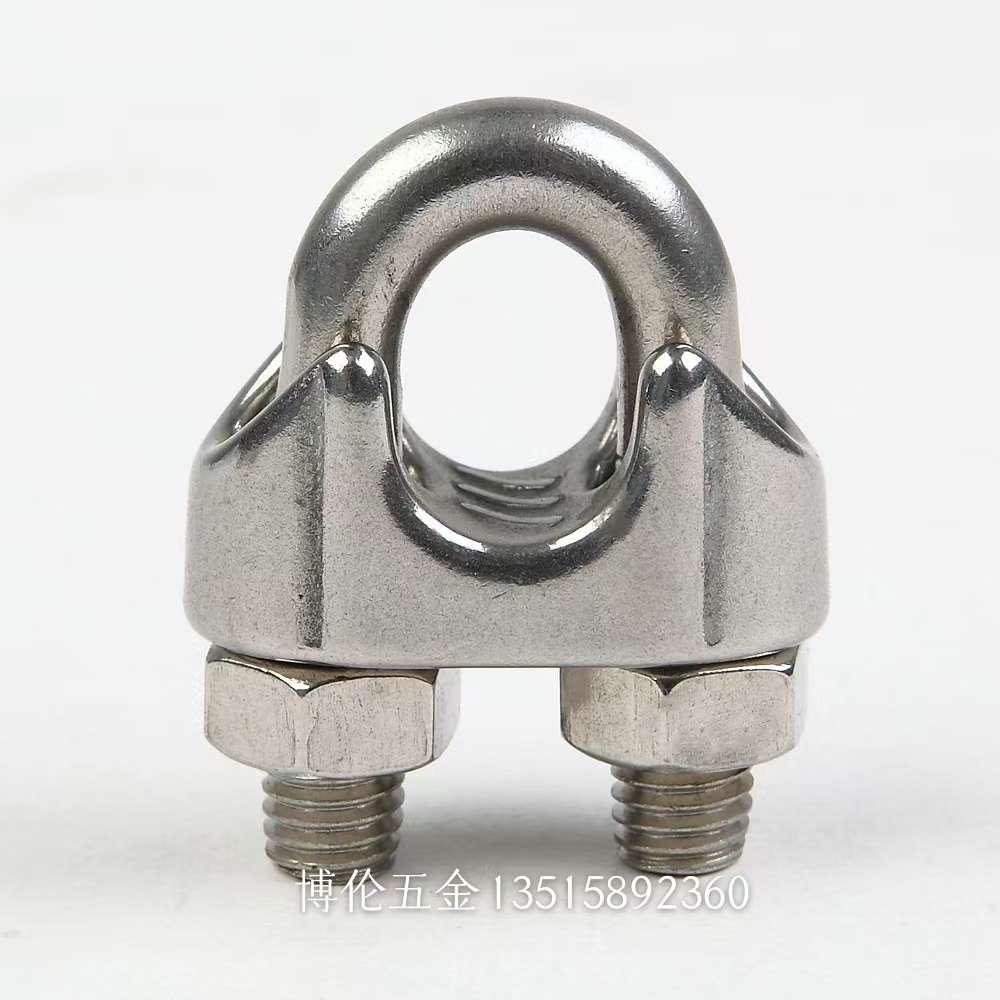 钢丝绳卡头  304卡头  U型钢丝绳卡头 details Picture