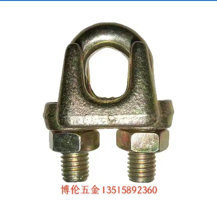 钢丝绳卡头  304卡头  U型钢丝绳卡头 detail image 5
