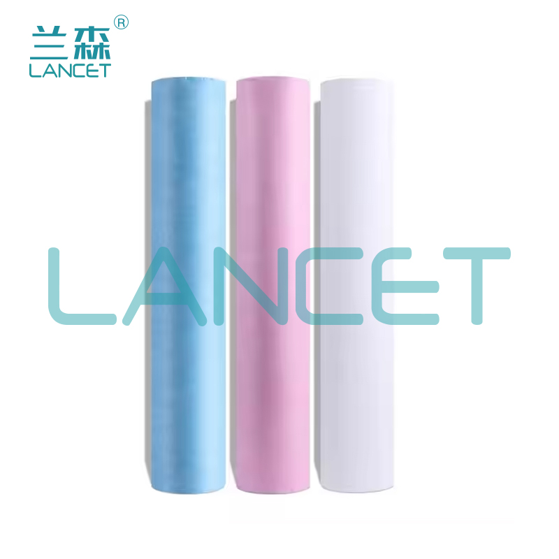 一次性床垫防尘防水美容医疗床单垫卷SPA无纺布床单十字孔检查卷无纺布卷床单卷