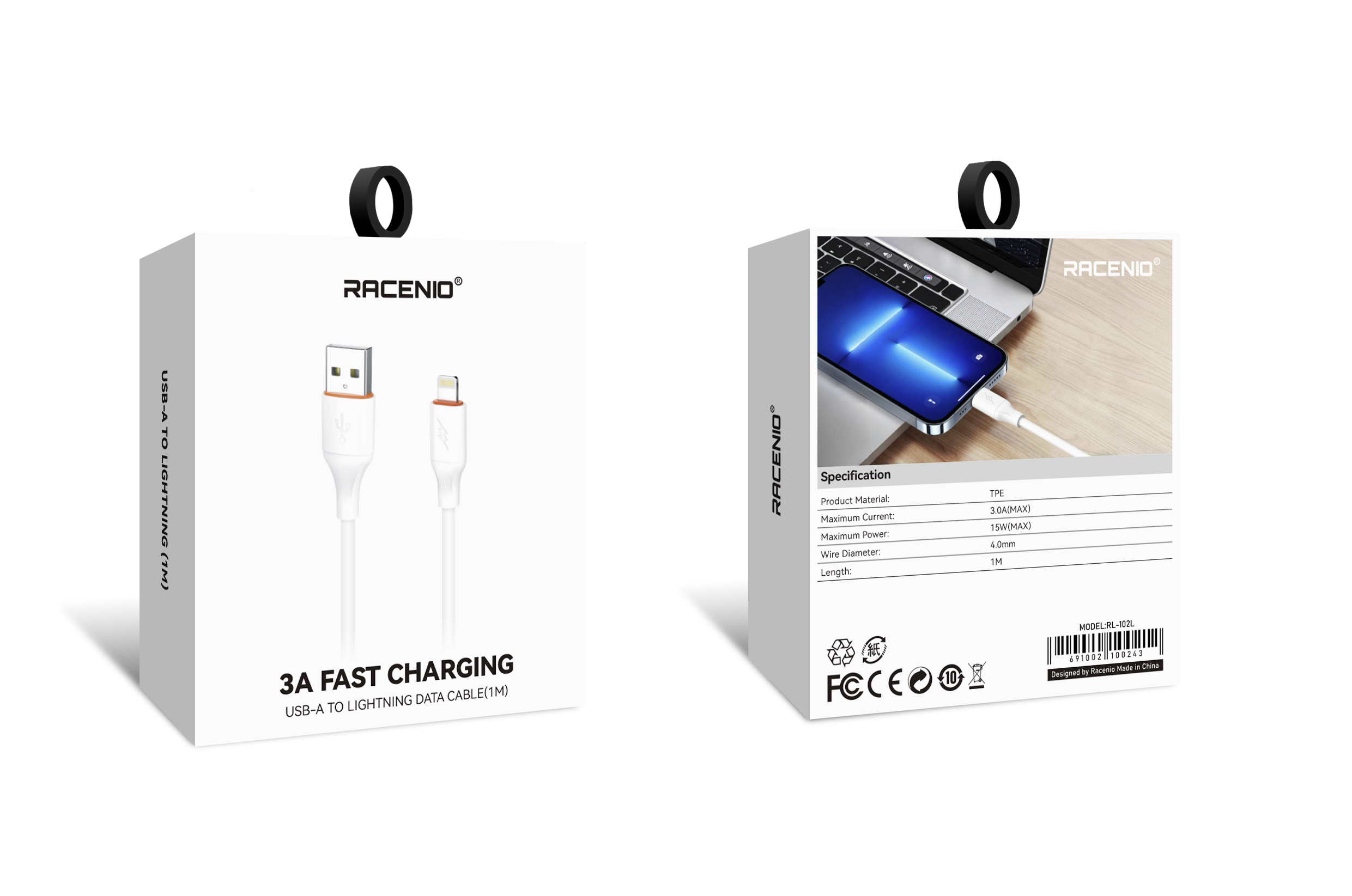 手机数据线实物图