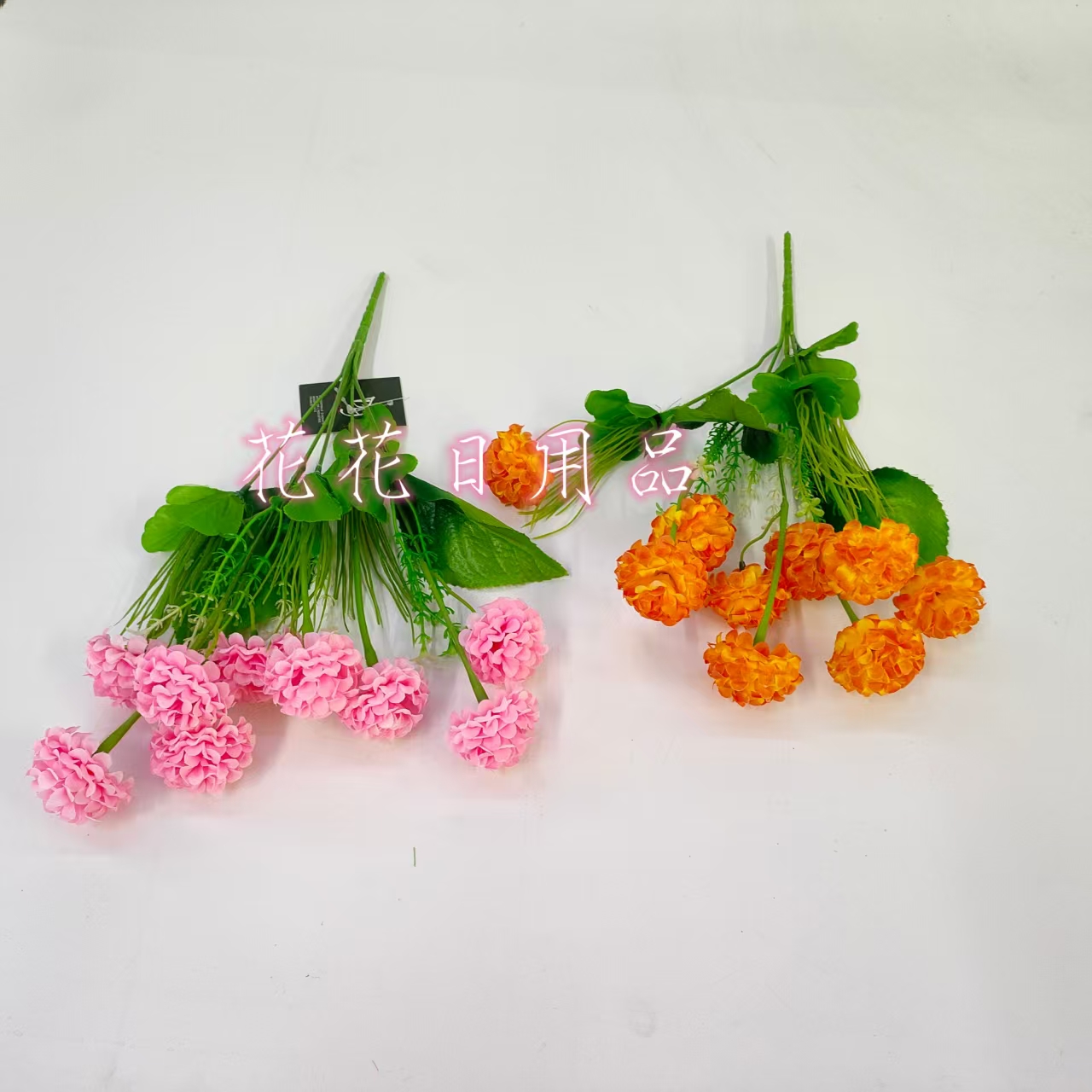 Artificial flower fake flower bonsai single 6-fork hydrangea vase table wine cabinet and other decorations Specification drawing