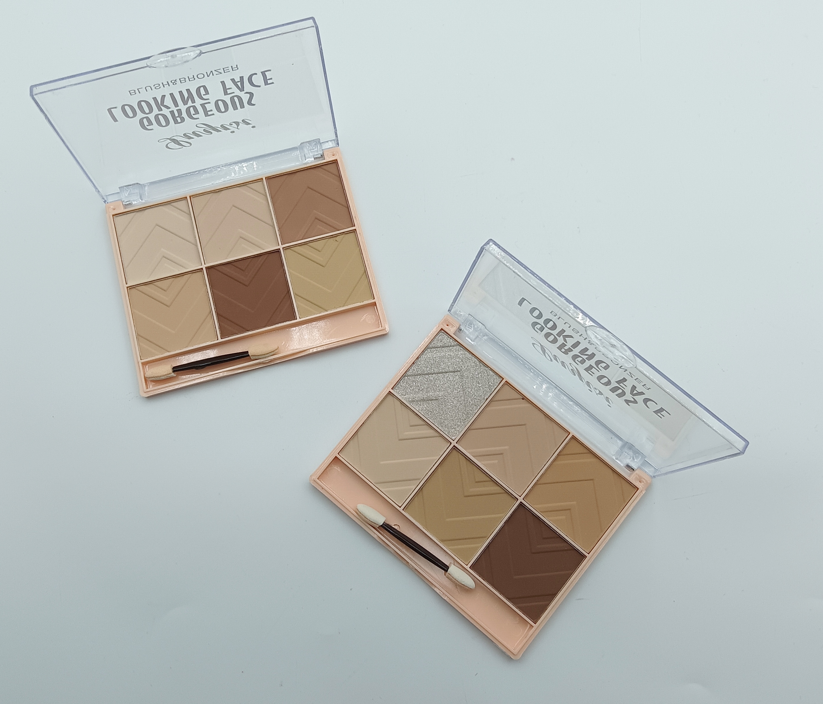 The new cross-border powder compact of luyisi brand, featuring three-dimensional shadow 6-color contouring powder, is resistant to makeup smudging, waterproof for hair repair, nose shadow, V-face, and does not smudge for 24 hours. Factory direct sales details Picture