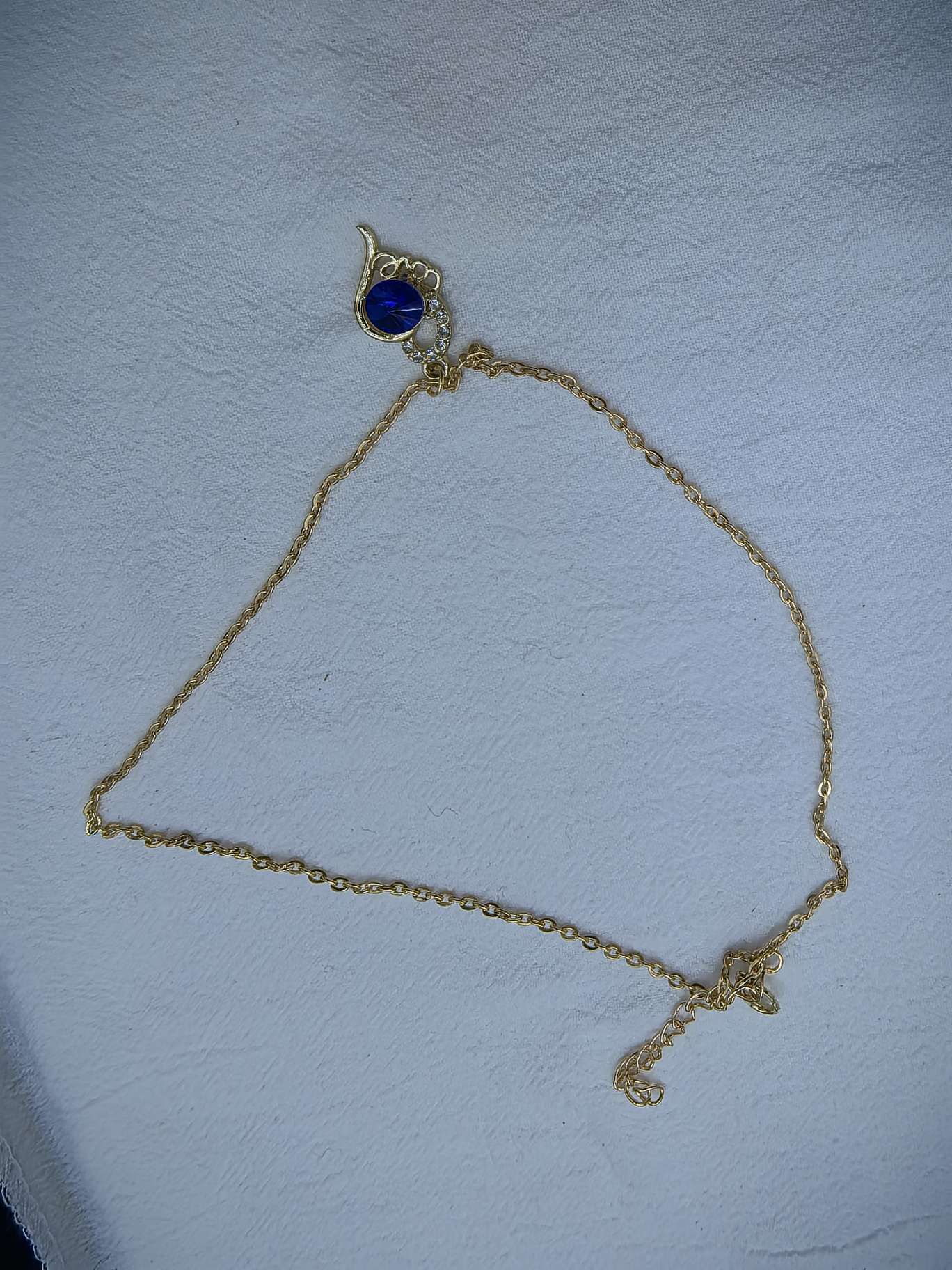 Kc金心形吊坠项链女新款轻奢小众简约高级感锁骨链时尚毛衣链配饰项链细节图