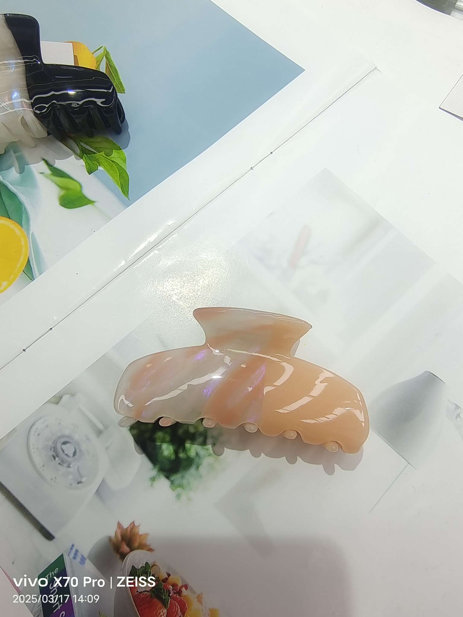 精美发饰头饰独特设计女士饰品 其他发饰时尚潮流个性装饰品 美发必备品醋酸拼接抓夹
