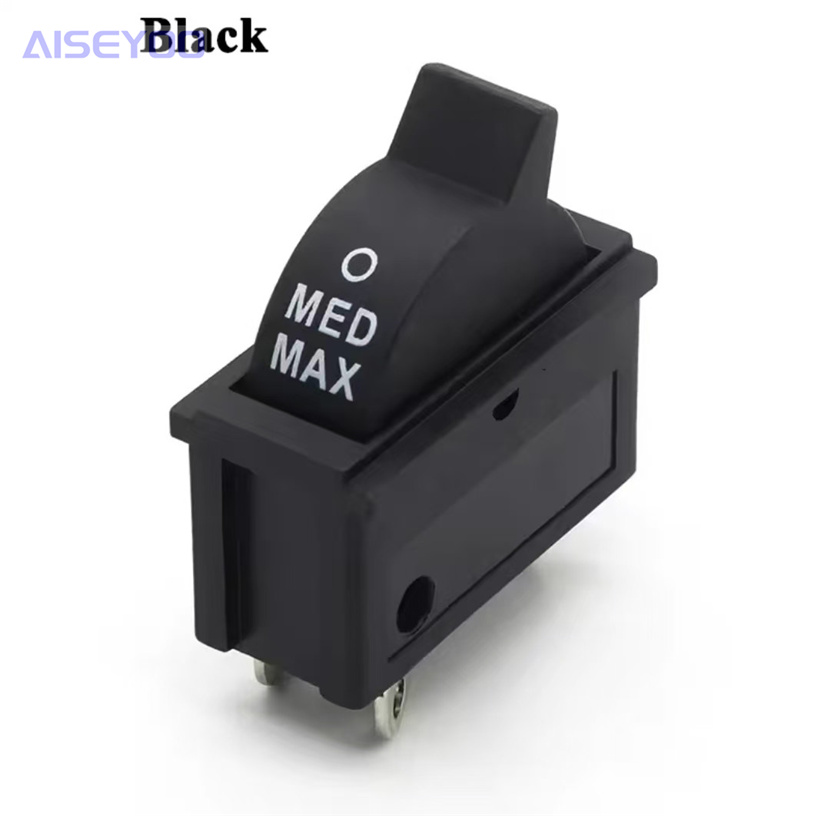 发廊电吹风电源开关大功率康夫电吹风机船型开关三挡翘板开关 10A冷热风筒理发店配件详情8