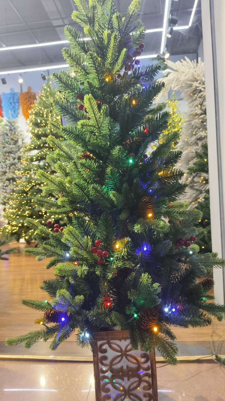 花盆仿真花仿真树工艺品圣诞树节日饰品详情图4