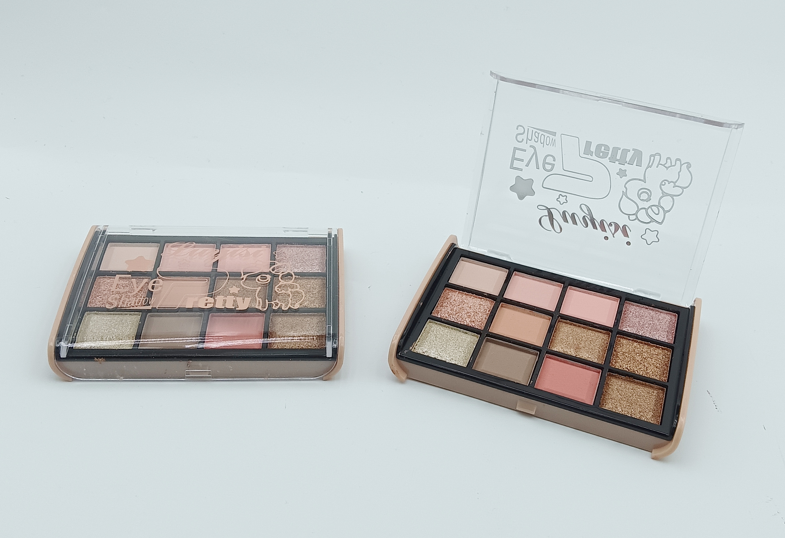 New 12-color plastic case pearlescent matte eyeshadow fashion, delicate and easy to color all kinds of makeup luyisi brand cross-border new eyeshadow tray 24 hours lasting do not lose makeup manufacturers direct sales details Picture