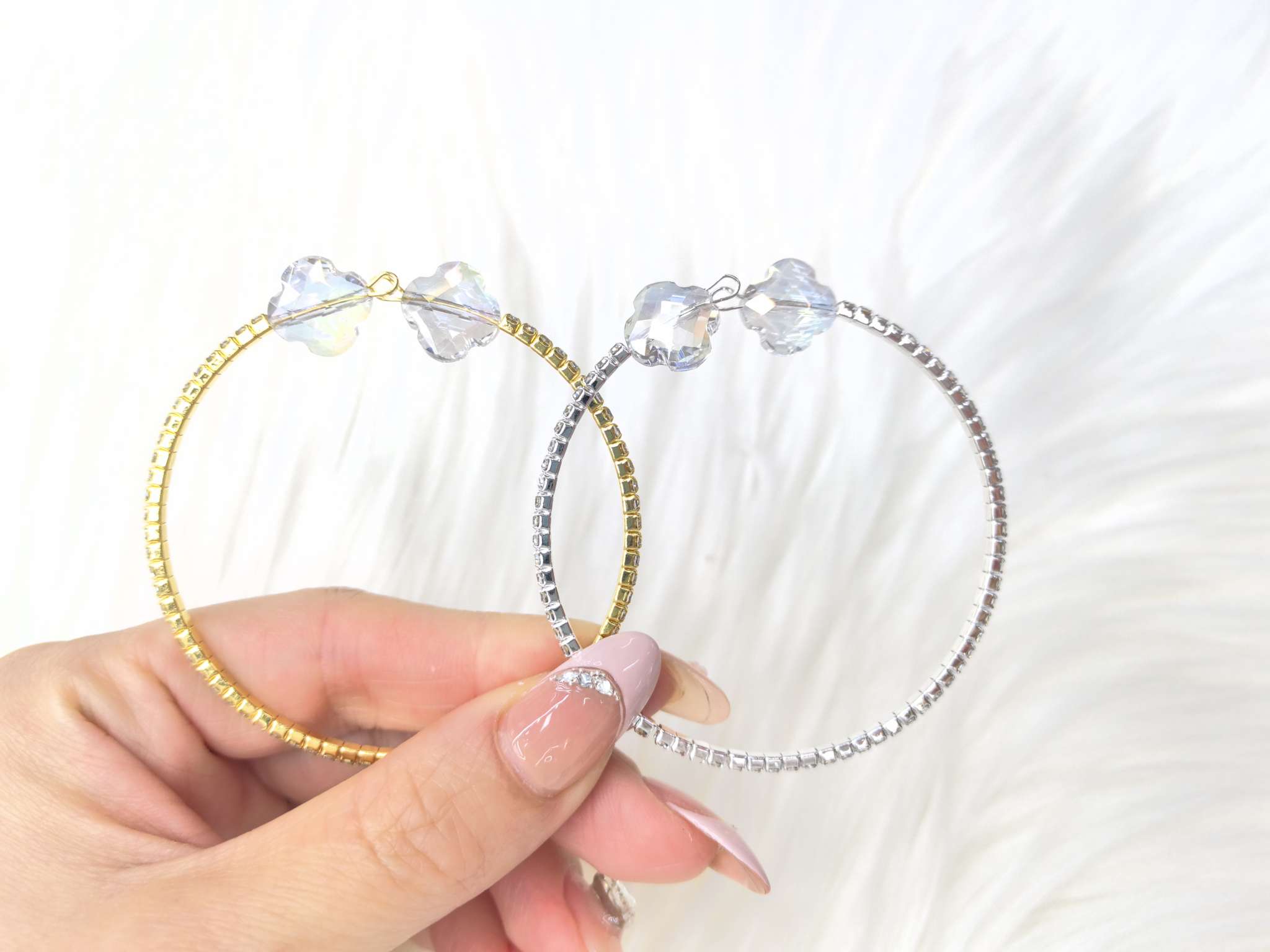 DIY jewelry glass bead bracelet, handcrafted diy creative bracelet detail image 3